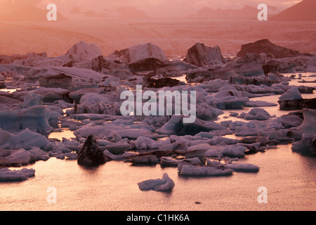 Jökulsárlón, Island Stockfoto