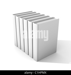 Reihe der Bücher Stockfoto