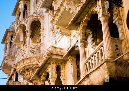 Gebäude in Chowpatty, Mumbai, Indien Stockfoto