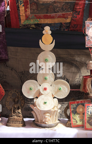 Nepali Leute bei buddhistischen Ritualen Nepal Himalaya Stockfoto