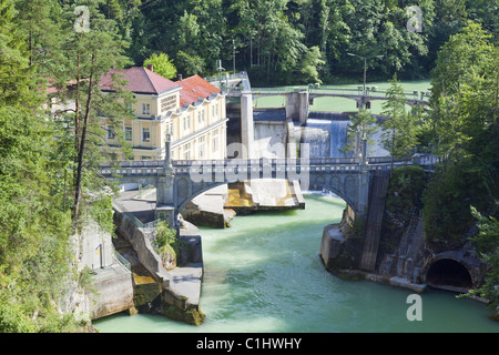 Kraftwerk Jugendstilkraftwerk. Oberösterreich, Europa Stockfoto