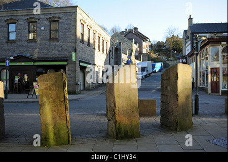 Buxton wichtigsten Einkaufsviertel und Bezirk im Peak District Derbyshire UK Stockfoto