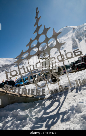 Sestriere, Italien Stockfoto