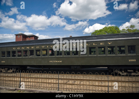 Ein Connecticut Valley Railroad Wagen, Essex, Connecticut, USA Stockfoto