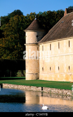 Frankreich, Val d ' Oise, französischen Vexin regionalen Naturpark, Villarceaux Eigenschaft, Pavillon der Ninon de Lenclos Manor Stockfoto