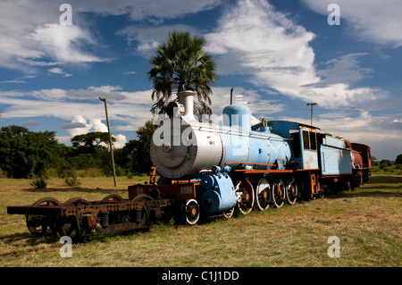 8. Klasse, no.1126, Dampflokomotive am Livingstone Eisenbahn Museum, Sambia, Afrika Stockfoto