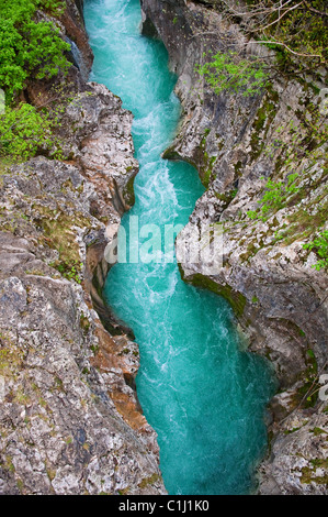 Soča, Slowenien Stockfoto