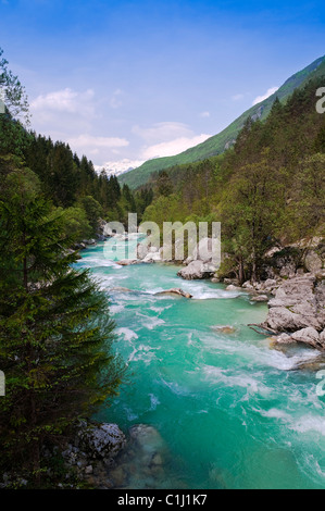 Soča, Slowenien Stockfoto