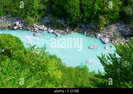 Soča, Slowenien Stockfoto