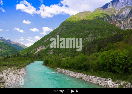 Soča, Slowenien Stockfoto