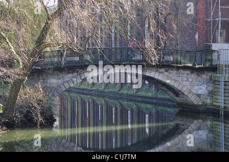 St George Bridge, auch bekannt als Blackfriars Bridge, Norwich. Stockfoto