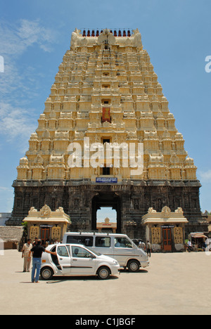 Ekambareswarar Tempel, 9. Jahrhundert CER. , Kanchipuram, Tamil Nadu, Indien Stockfoto