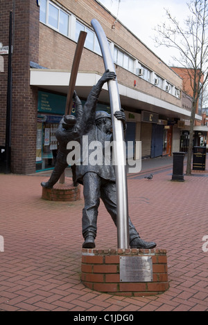 Wrexham North Wales der Arc-Skulptur von David Annand stellte im Februar 1996 Stockfoto