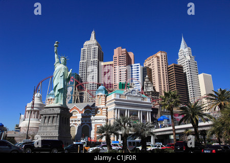 USA, Nevada, Las Vegas, New York - New York, Hotel, Casino, Stockfoto