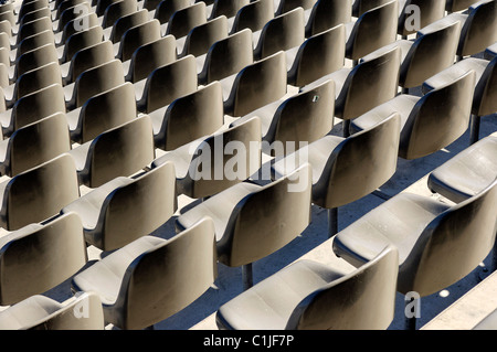 Portugal, Braga, Estadio Municipal de Braga, am Berghang von Nivellierung nach unten ein Teil des Berges Monte Castro gebaut Stockfoto