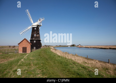 Berney Arme Windmühle Norfolk Stockfoto