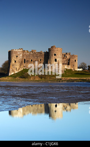 Carew Castle, Pembrokeshire, West Wales, UK Stockfoto