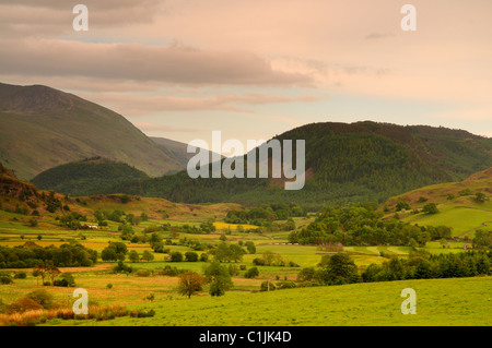 Blick vom Castlerigg. Cumbria, Lake District Stockfoto
