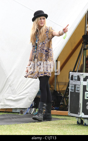 Fearne Cotton backstage Isle Of Wight Musik Festival 2009 - Tag 2 Isle Of Wight, England - 13.06.09 Lia Toby / Stockfoto