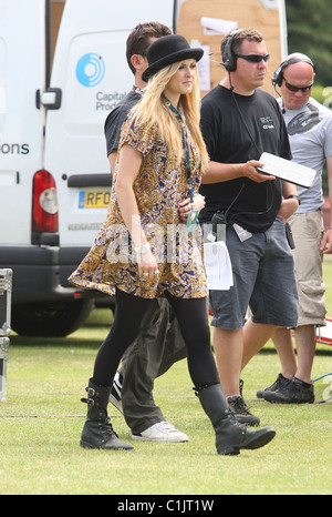 Fearne Cotton backstage Isle Of Wight Musik Festival 2009 - Tag 2 Isle Of Wight, England - 13.06.09 Lia Toby / Stockfoto