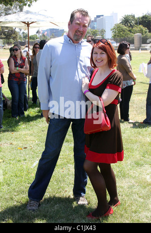 Kate Flannery und Gast Elizabeth Glaser Pediatric AIDS Foundation 20. jährliche "A Time For Heroes" Celebrity Karneval statt am Stockfoto