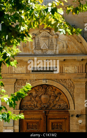Frankreichs Bouches du Rhone, Aix-En-Provence, Erzbischof Palast und die Teppich-Museum Stockfoto