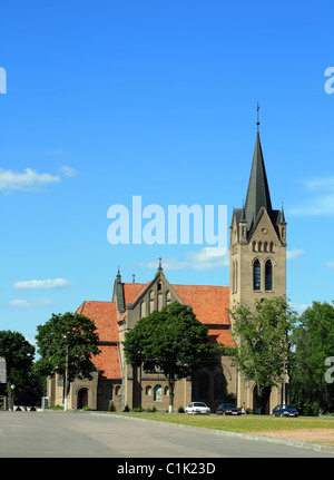 Katholische Kirche von der Erhöhung des Heiligen Kreuzes in Vileika (Vilejka), Weißrussland Stockfoto