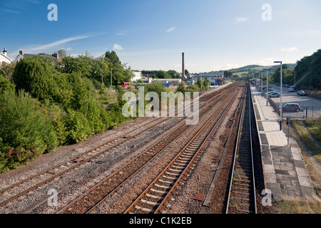 Totnes Main Line Railway Station, Devon, England, Vereinigtes Königreich Stockfoto