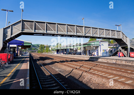 Totnes Main Line Railway Station, Devon, England, Großbritannien Stockfoto