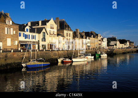 Frankreich, Loire-Atlantique, Côte d ' Amour (Liebe Küste), ist le Croisic Hafen Angeln Stockfoto