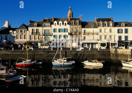 Frankreich, Loire-Atlantique, Côte d ' Amour (Liebe Küste), ist le Croisic Hafen Angeln Stockfoto