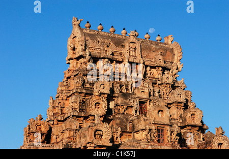 Indien, Bundesstaat Tamil Nadu, der Brihadishwara-Tempel in Thanjavur (Tanjore) Stockfoto