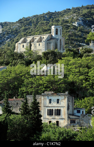 Frankreich, Vaucluse, Lubéron, Oppede le Vieux Stockfoto