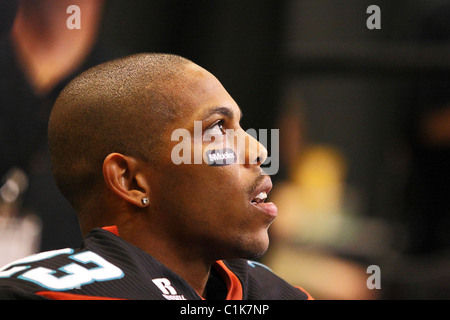 12. März 2011: Arena Football League Aktion zwischen Jacksonville Haie und Arizona Rattlers in Phoenix, AZ. Stockfoto