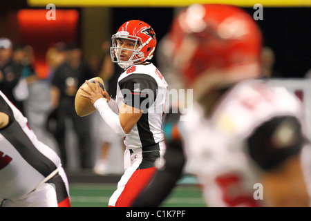 12. März 2011: Arena Football League Aktion zwischen Jacksonville Haie und Arizona Rattlers in Phoenix, AZ. Stockfoto