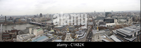London Panorama von St. Pauls Cathedral Stockfoto