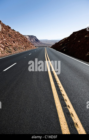 Highway 89, Navajo Indian Reservation, Navajo County, Arizona, USA Stockfoto