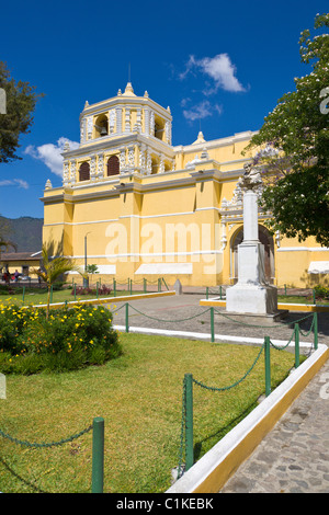 La Merced Kirche, Antigua, Guatemala Stockfoto