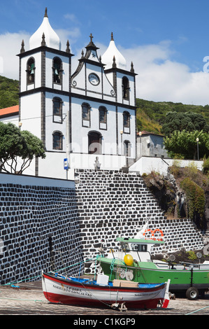 Fischerei Dorf Calheta de Nesquim auf der Insel Pico, Azoren Stockfoto