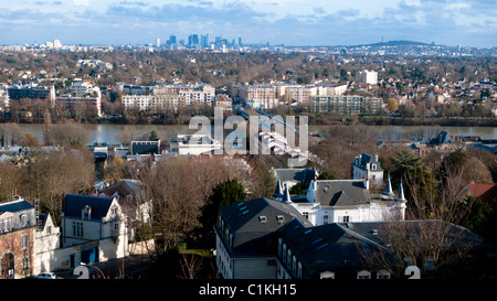 Blick Richtung Verteidigung von Saint-Germain-En-Laye, Frankreich Stockfoto