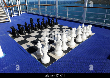 Großen Chess Board Norwegian Cruise Line stolz von Amerika Schiff Hawaii Stockfoto