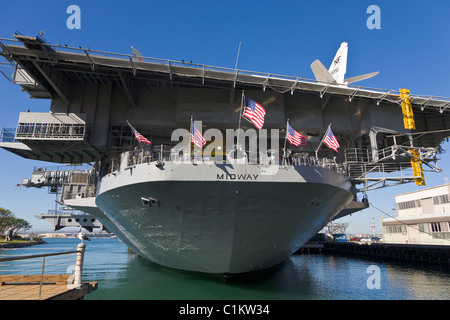 USS Midway, San Diego, Kalifornien, USA Stockfoto