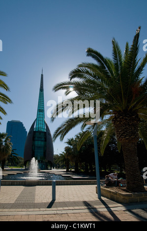 Der Glockenturm in Perth, Westaustralien. Es beherbergt die 12 Glocken von St. Martin auf dem Londoner Trafalgar Square Stockfoto