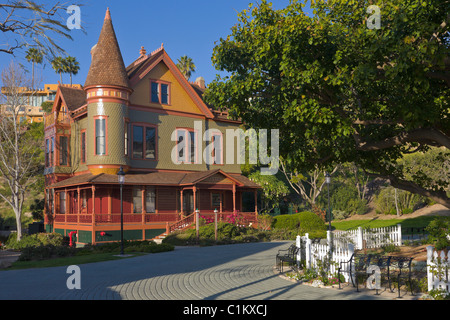 Viktorianisches Haus, viktorianisches Dorf Heritage Park, Altstadt, San Diego, Kalifornien, USA Stockfoto