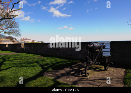 Berwick nach Tweed Mauern und Wälle Stockfoto