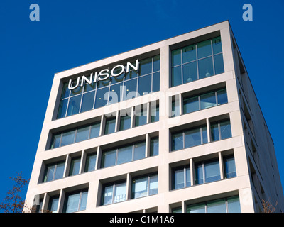 Unison Hauptsitz Euston Road. Squire und Partner Architekten Stockfoto