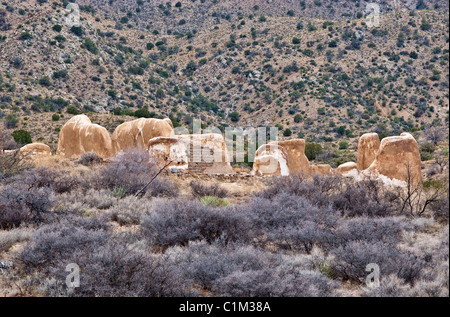 Ruinen der Marketender Store an Fort Bowie, Arizona, USA Stockfoto