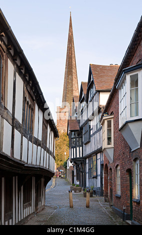 Church Lane Ledbury Herefordshire England UK Stockfoto