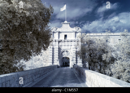 Torhaus - Mdina, Malta Stockfoto