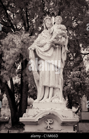 Schmerzensmutter Friedhof - Malta Stockfoto